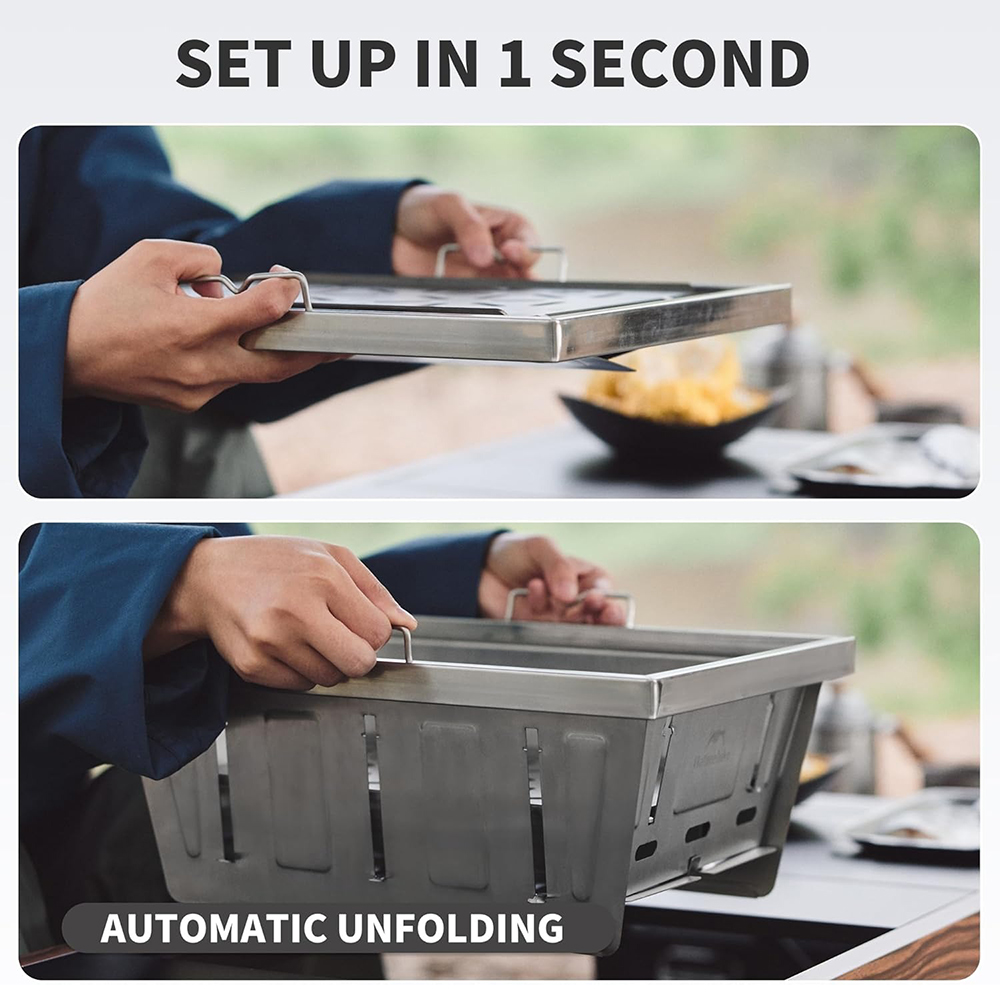 Naturehike Camping Charcoal Gr - Camping Cooking Table review and price