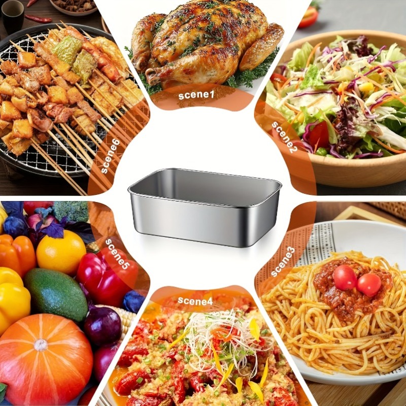 5pcs Stainless Steel Food Cont - Camping Cooking Organizer review and price