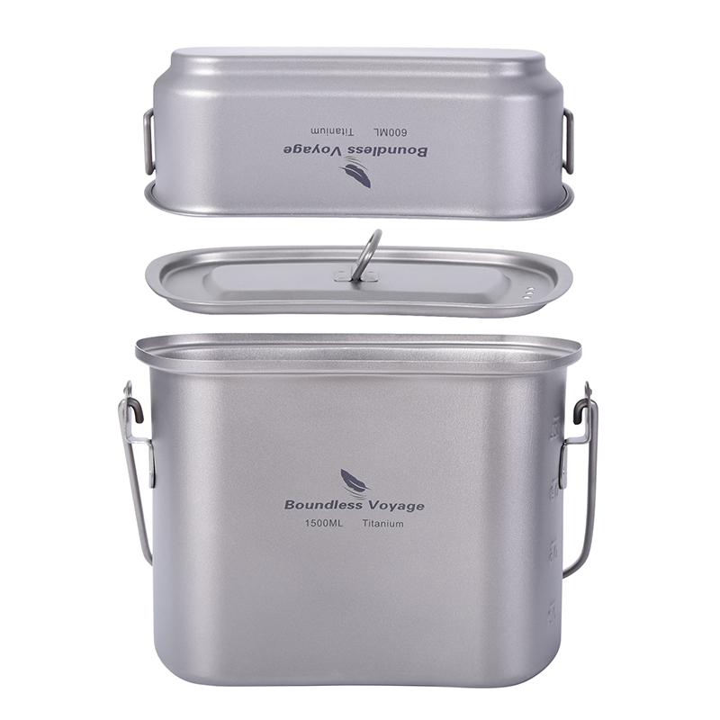 1.5L Outdoor Military Canteen  - Camping Cooking Container review and price