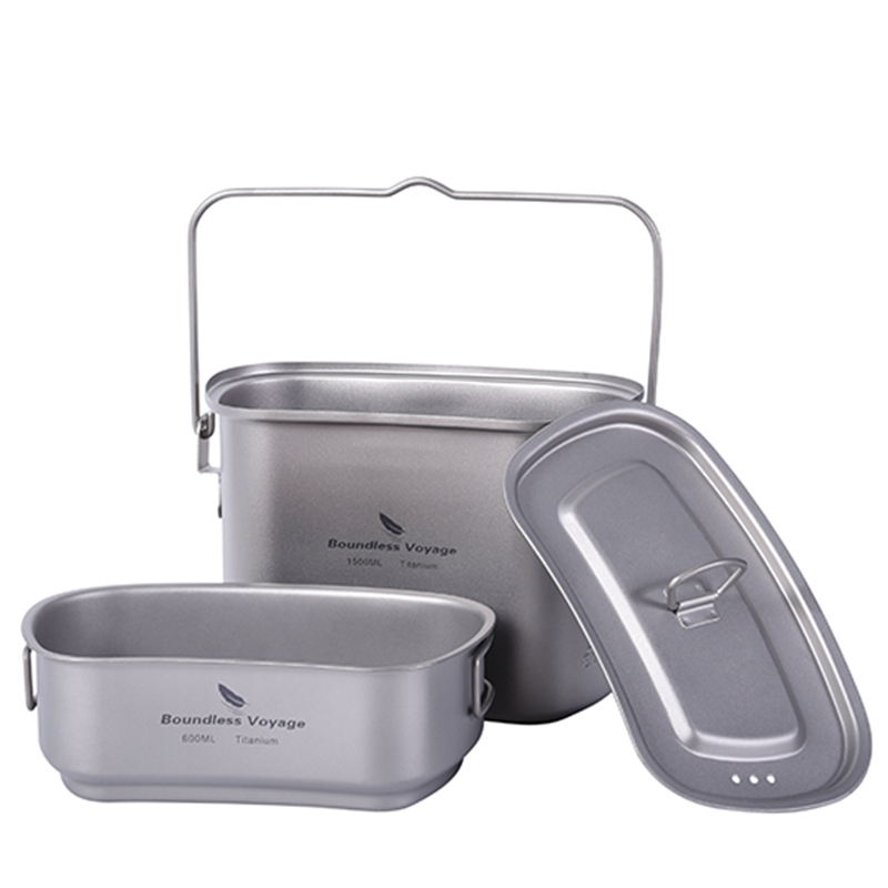 1.5L Outdoor Military Canteen  - Camping Cooking Container review and price