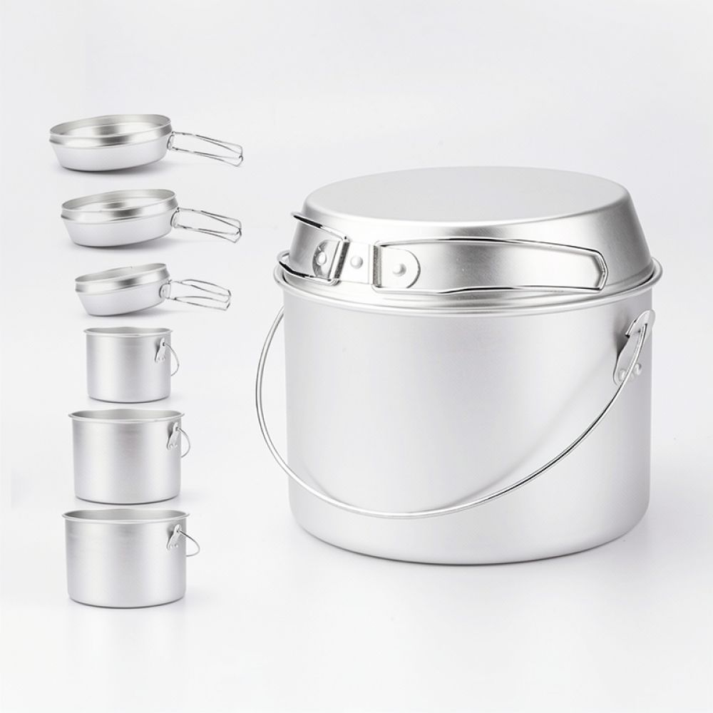 Outdoor Picnic Aluminum Cookwa - Camping Cooking Dining Set review and price