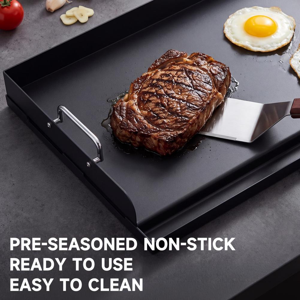 Non Stick Cast Iron Griddle Th - Camping Cooking Flat Top review and price