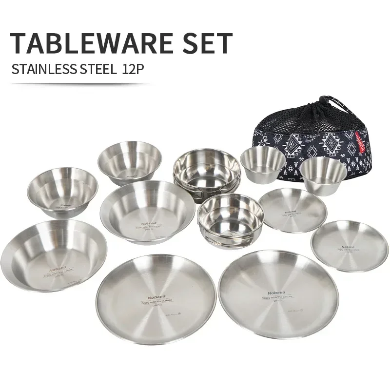 CLS&NOBANA 12PCS Outdoor Table - Camping Cooking Dining Set review and price