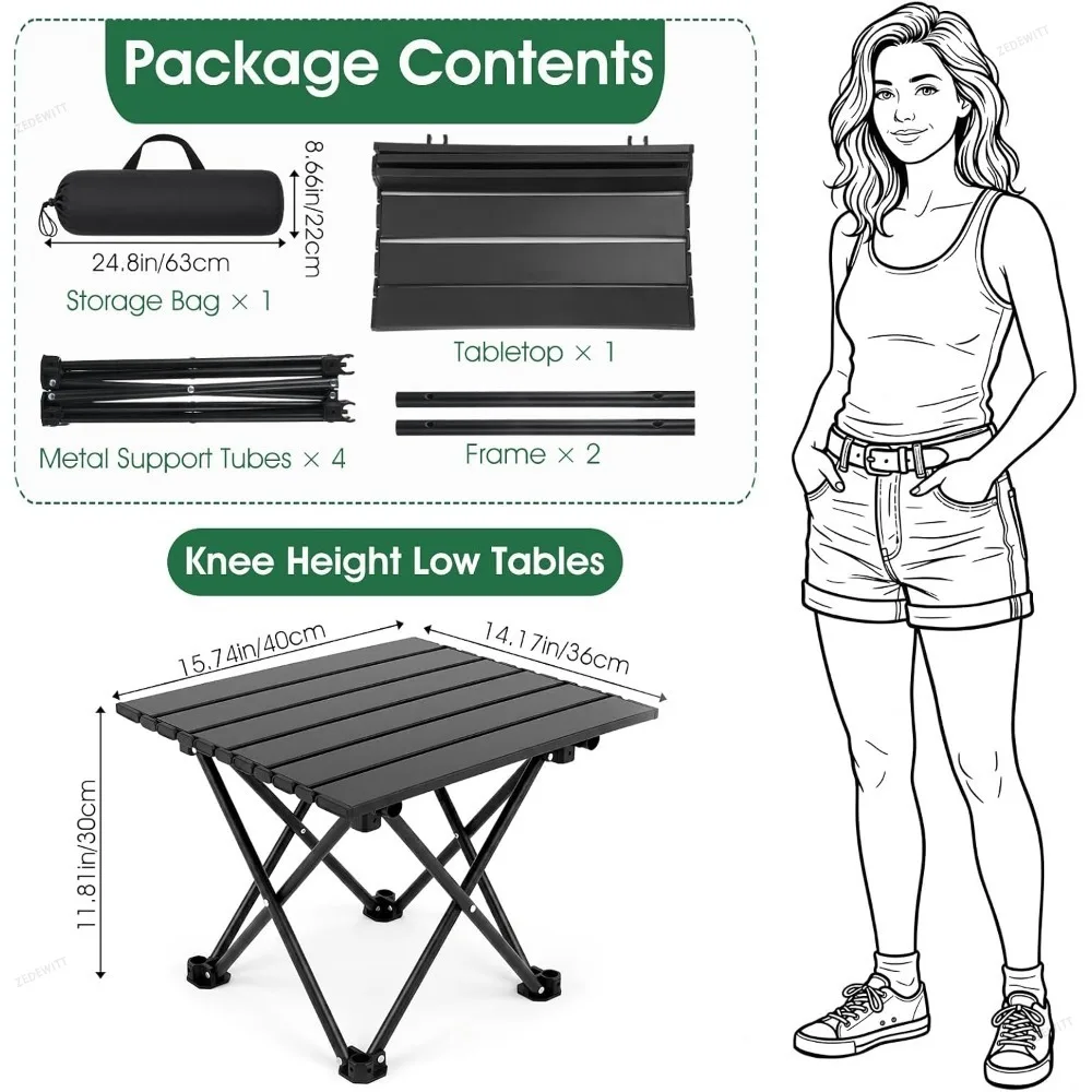 1/2PCS Camping Side Table Fold - Camping Cooking Table review and price