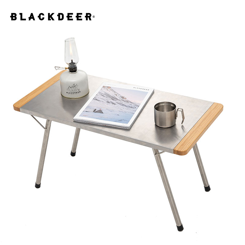 Bamboo Stainless Steel Folding - Camping Cooking Table review and price