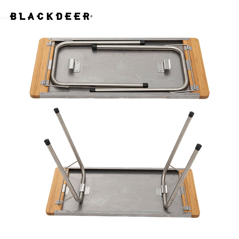 Bamboo Stainless Steel Folding - Camping Cooking Table review and price